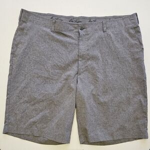 Mens Ben Hogan Gray Flat Front Shorts Waist 42